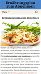 Mobile Screenshot of ernaehrungsplanzumabnehmen.net